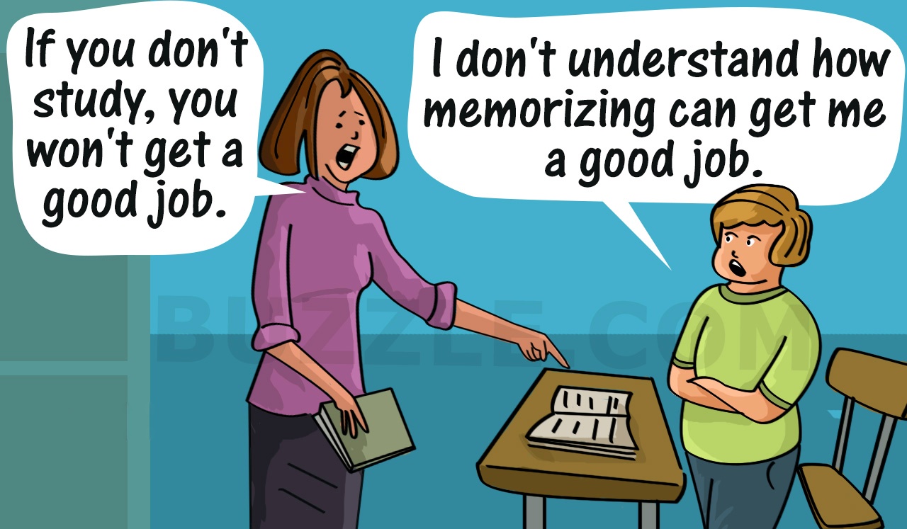 memorization cartoon